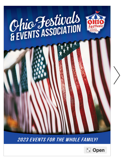 Open the Ohio Festivals and Events Association e-magazine